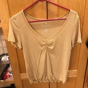 2 cute striped short sleeve tops